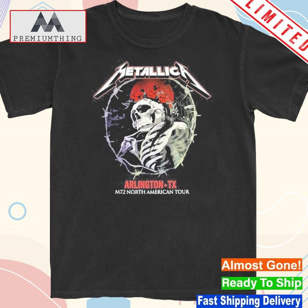 Official metallica August 20, 2023 AT&T Stadium Shirt