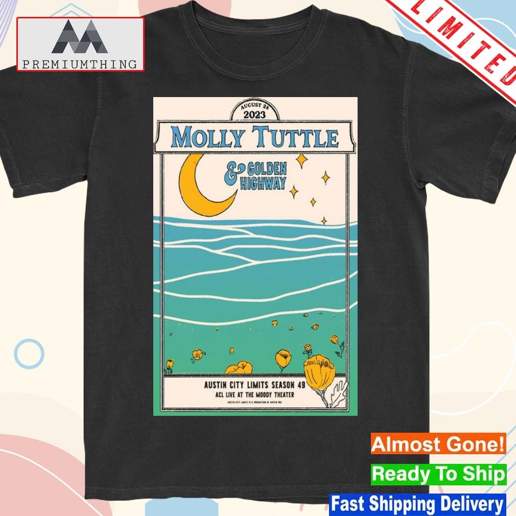 Official molly tuttle and golden highway band show austin city limits season 49 august tour 2023 concert poster shirt