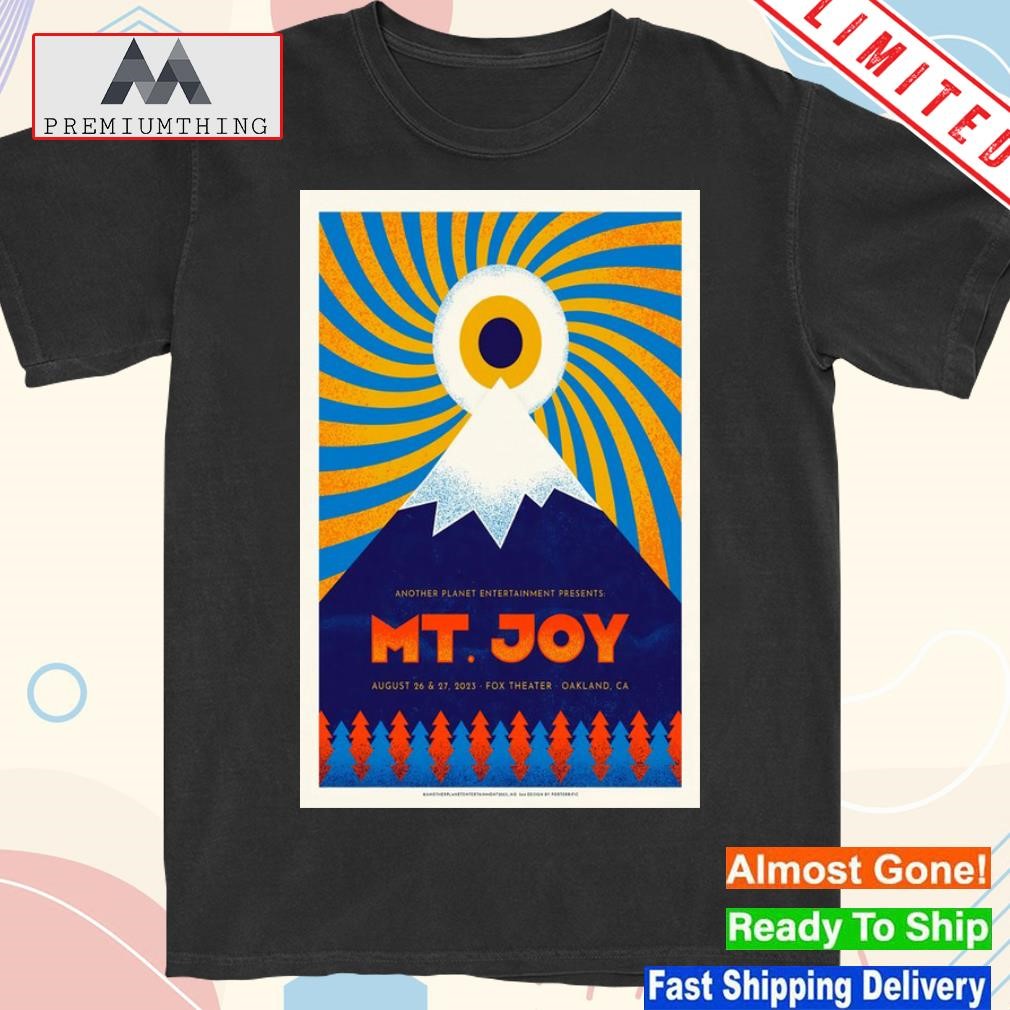 Official mt. joy tour 2023 fox theater poster shirt