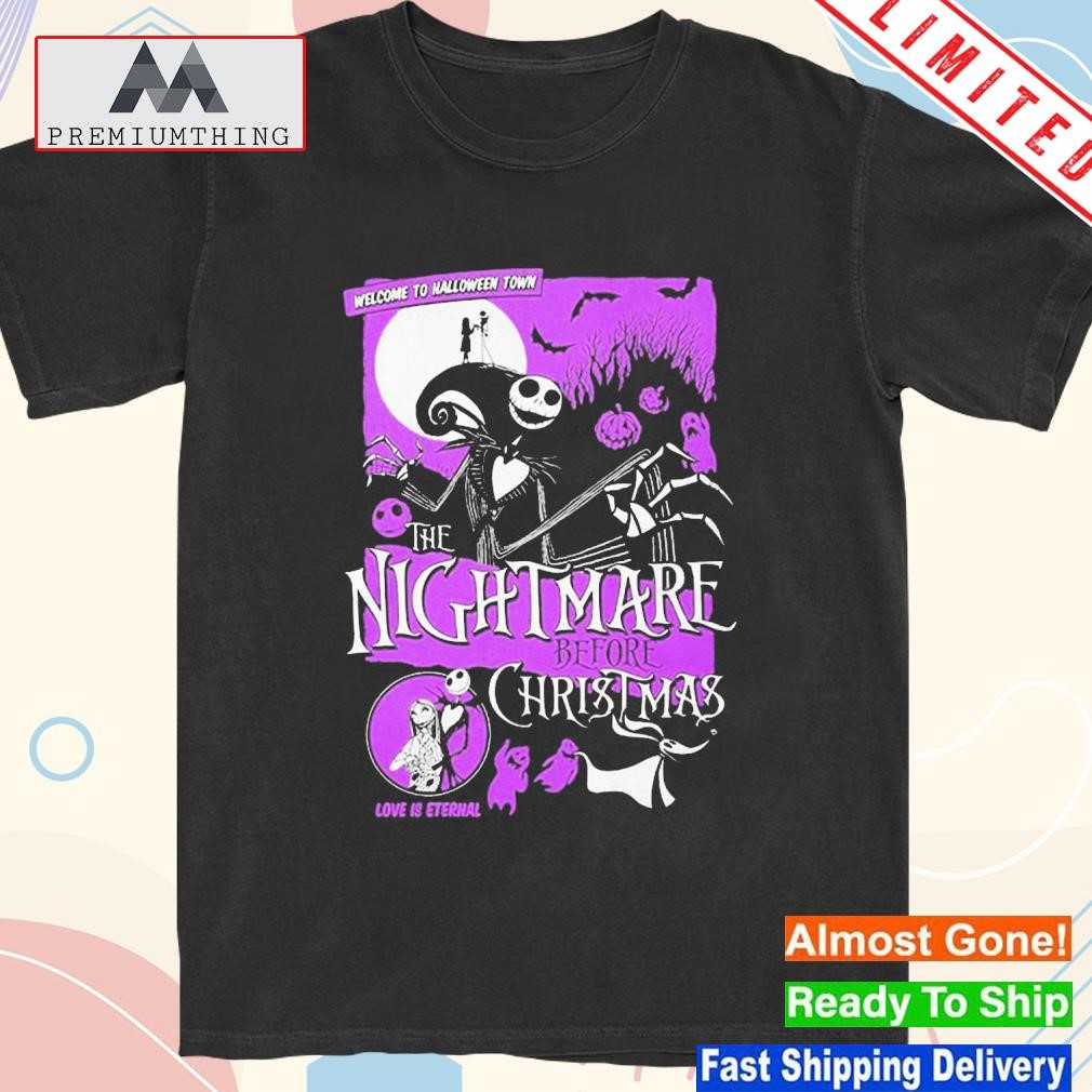 Official nightmare Before Christmas Halloween Town Shirt