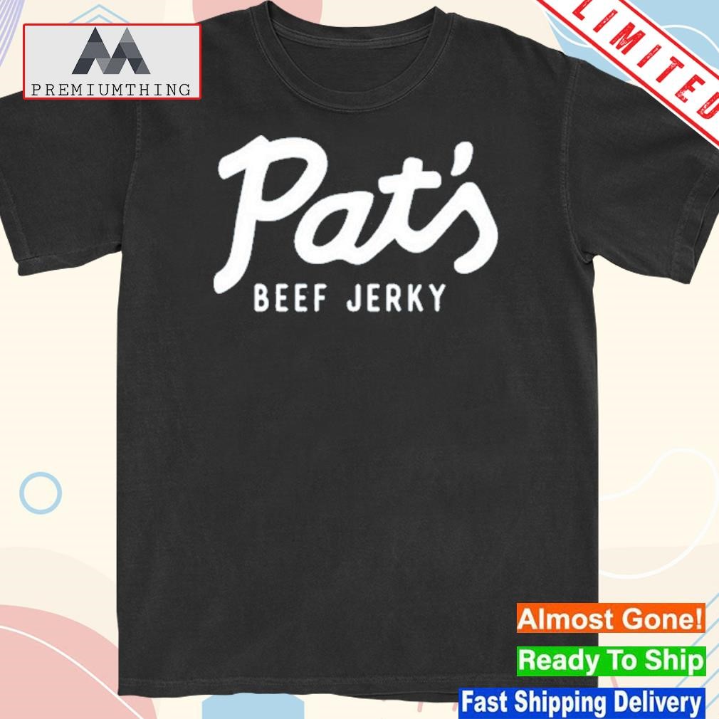 Official pat's Script Pats Beef Jerky Shirt