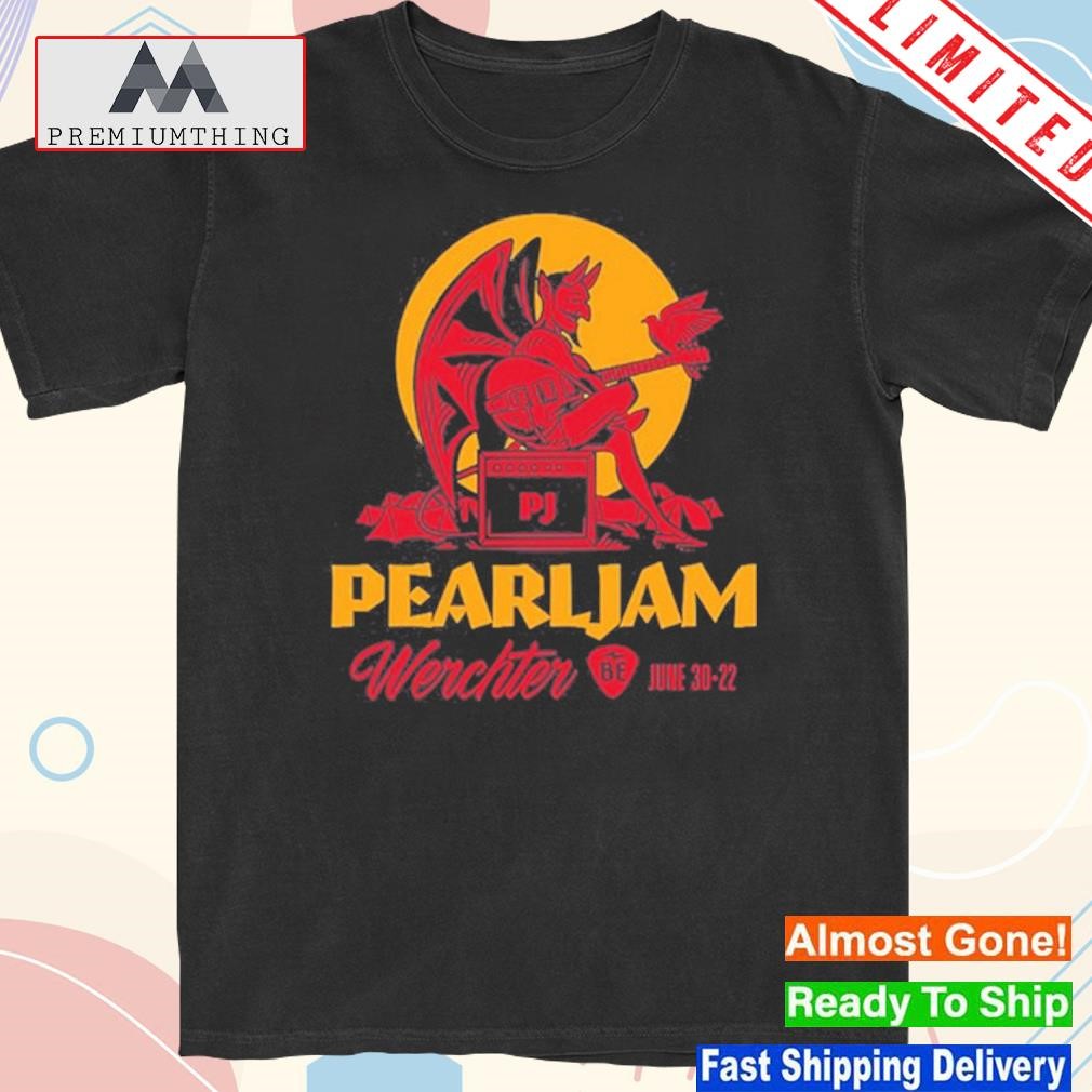 Official pearl Jam Werchter, Belgium June 30, 2022 Shirt