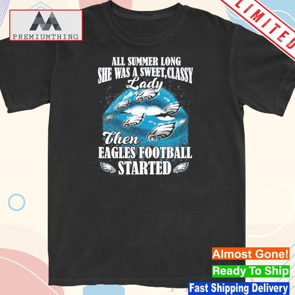 Official philadelphia eagles Football started shirt