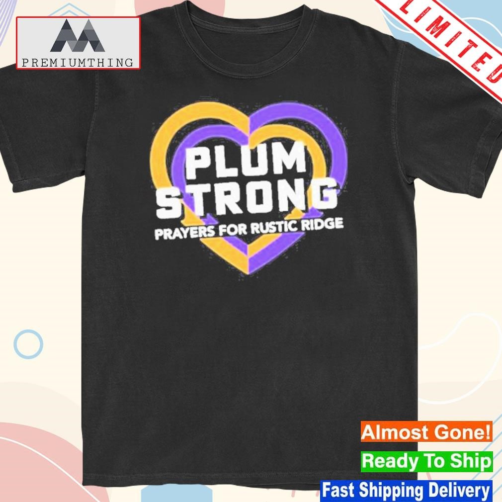 Official plum strong players for rustic ridge shirt