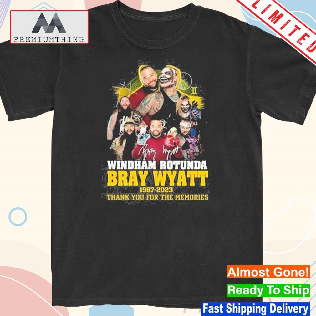Official see you in hell bray wyatt 1987 – 2023 thank you for the memories shirt
