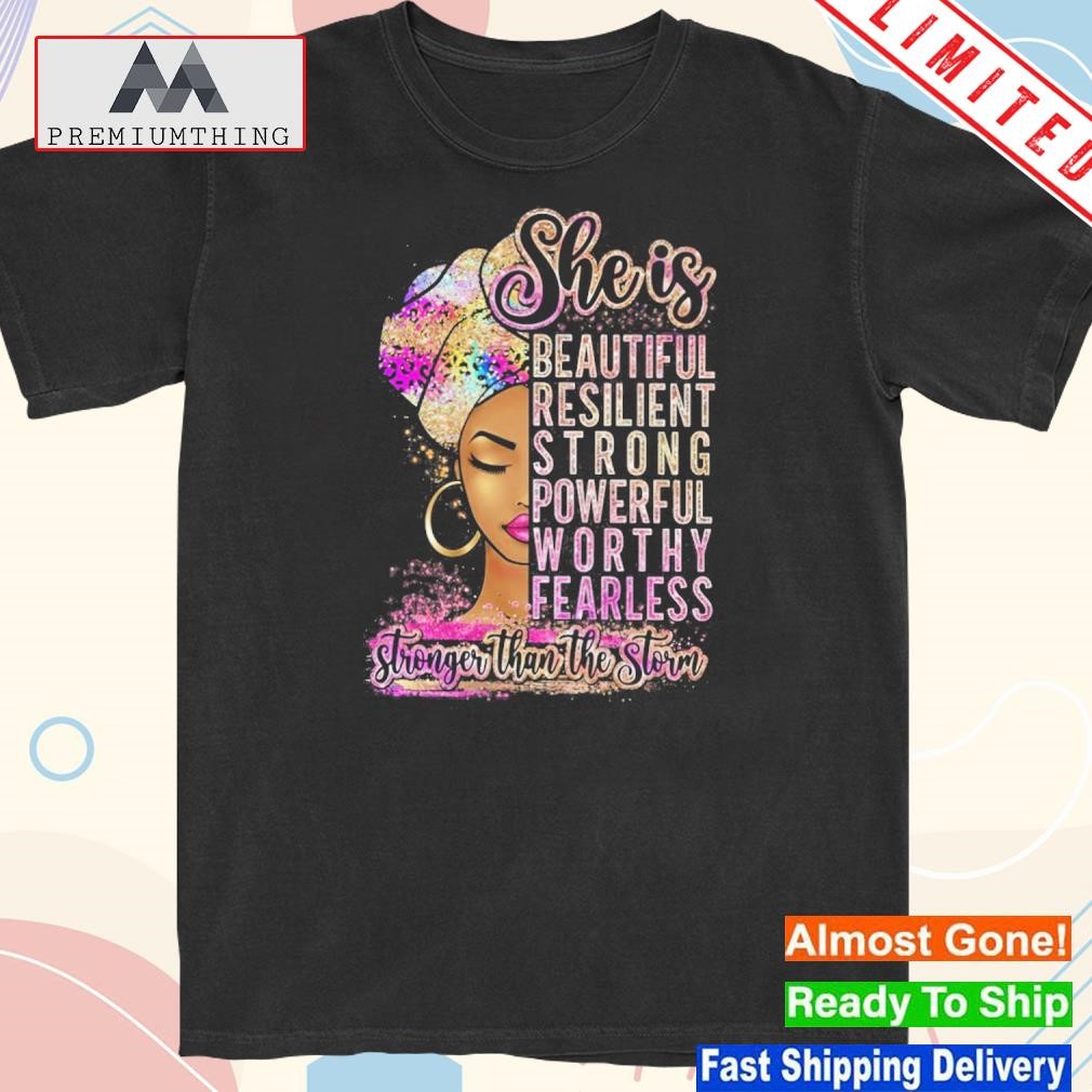 Official she is stronger than the storm shirt