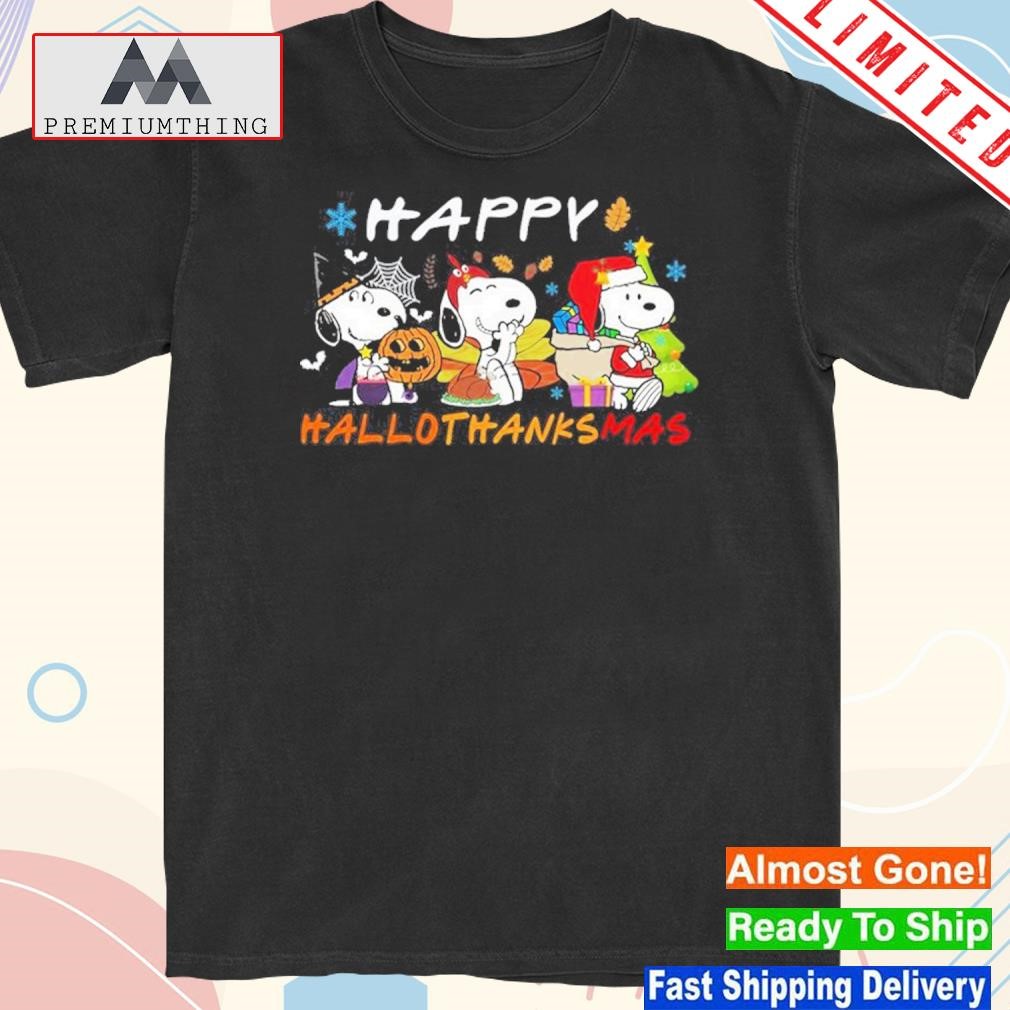 Official snoopy Hallothankmas Limited Edition T-Shirt