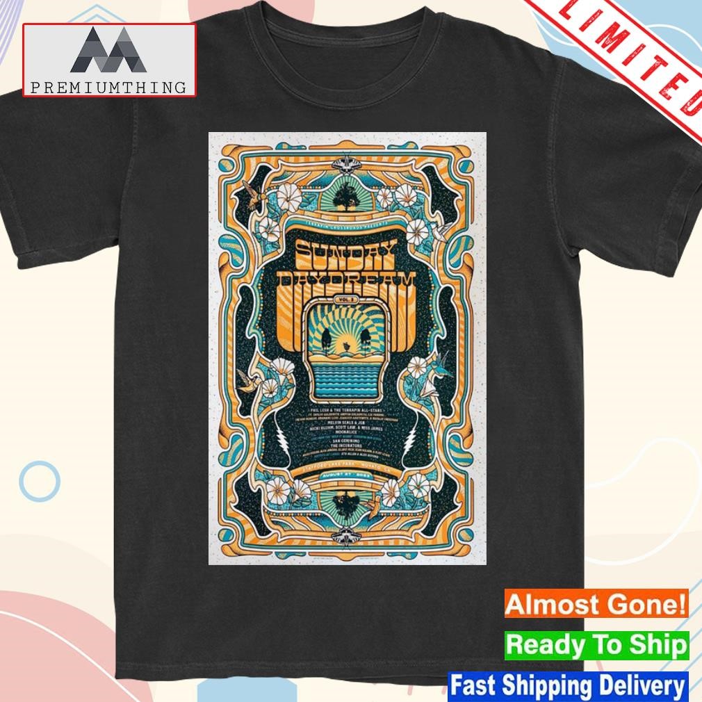 Official sunday daydream stafford lake park novato ca august 27 2023 poster shirt