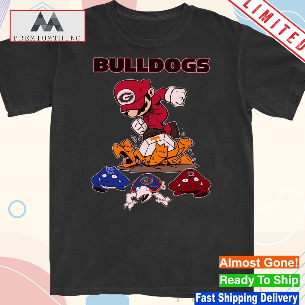 Official super Mario Bros Bulldogs trample Tennessee funny shirt