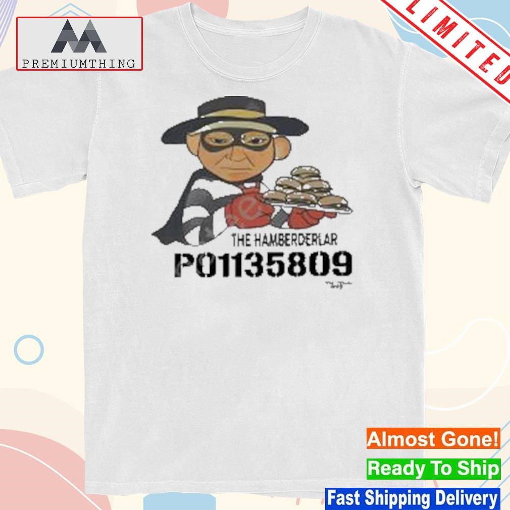 Official the Hamberderlar P01135809 Trump Mugshot Shirt