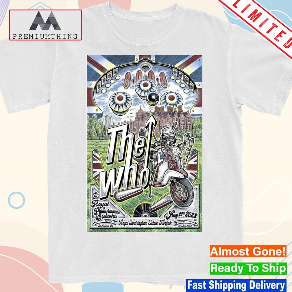 Official the Who Tour 2023 Royal Sandringham Estate Poster shirt