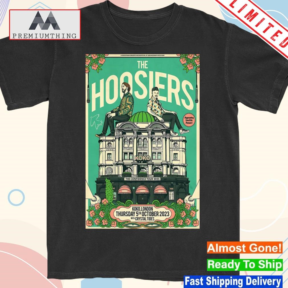 Official the hoosiers koko london october 5th 2023 poster shirt