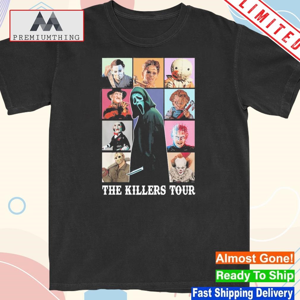 Official the killers tour horror movies shirt