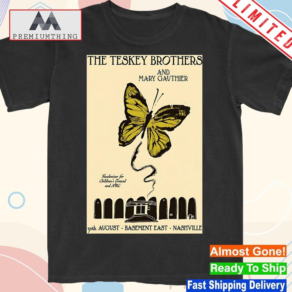 Official the teskey brothers 2023 event poster nashville shirt