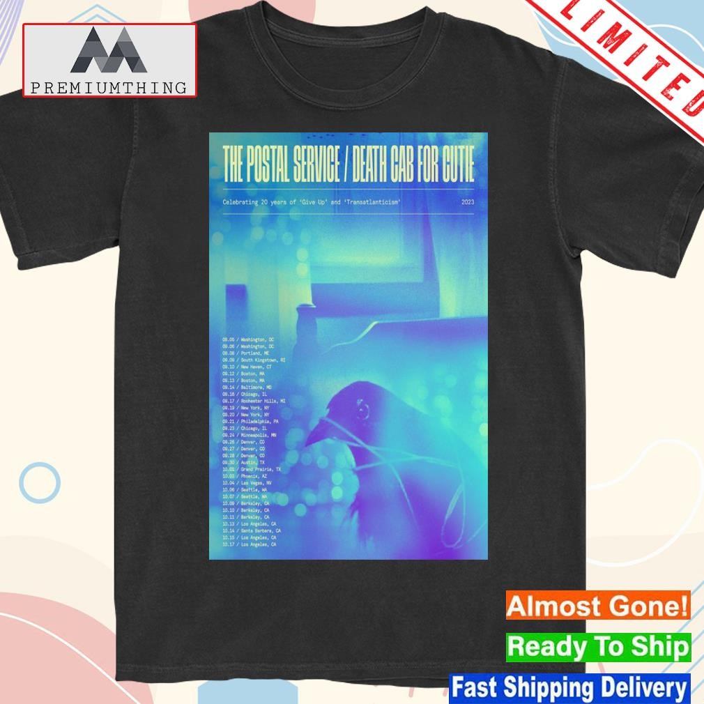 Official tps x dcfc 20th anniversary tour 2023 poster shirt