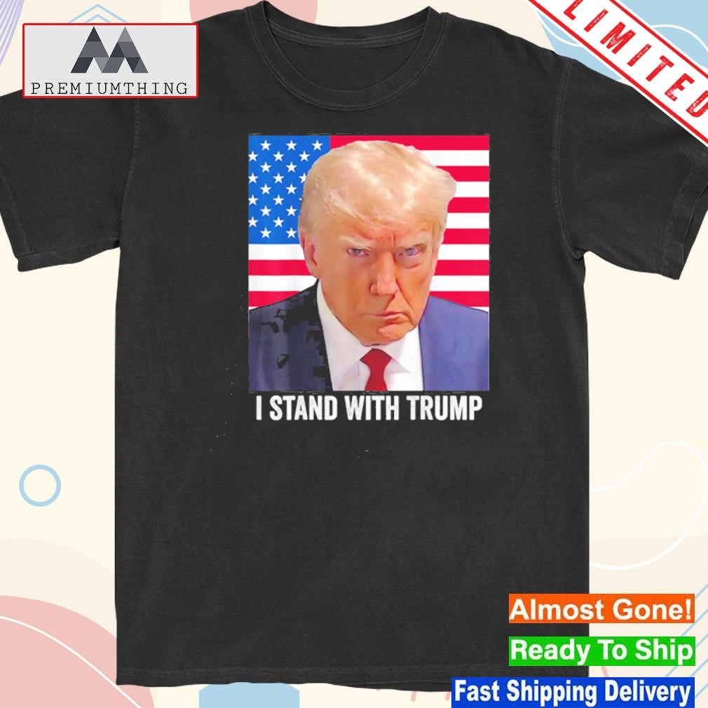 Official trump 2024 Mugshot – I Stand with Trump T-Shirt