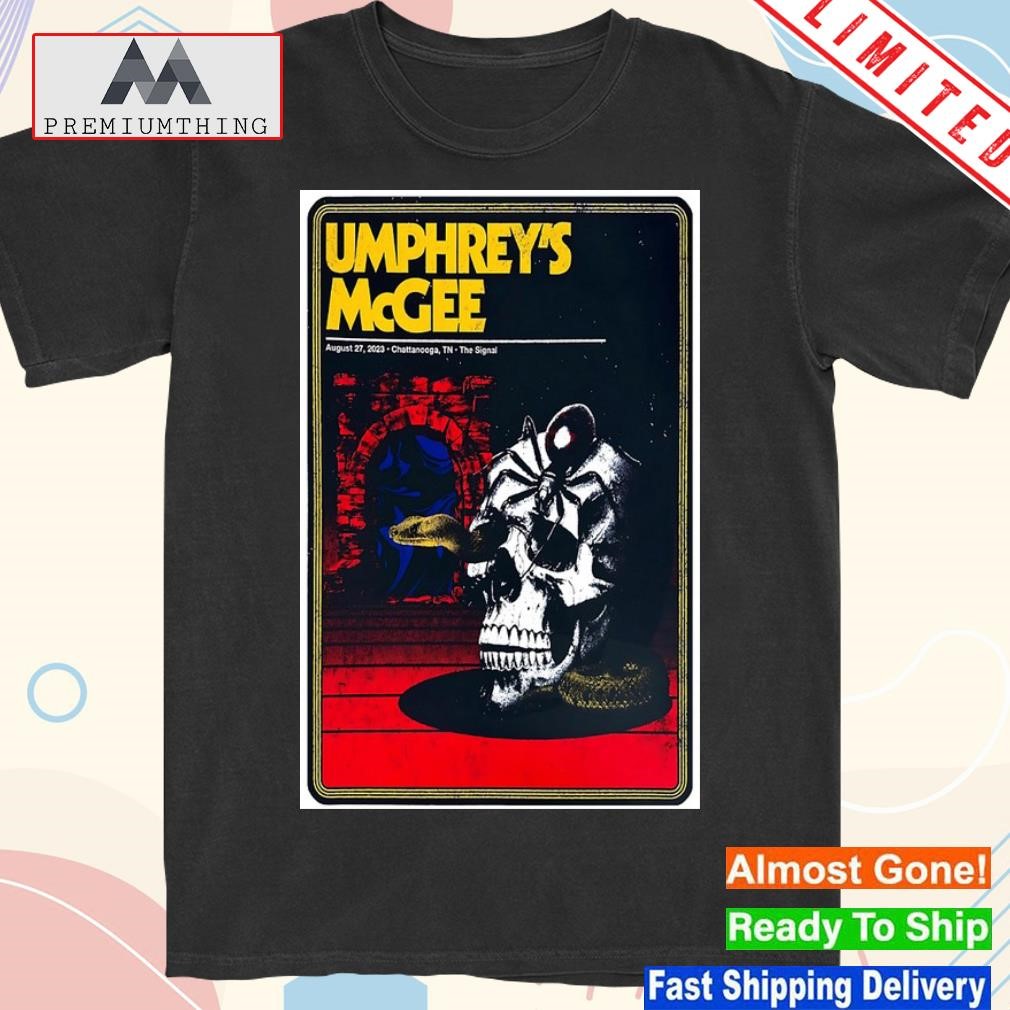 Official umphrey's mcgee show poster chattanooga tn shirt