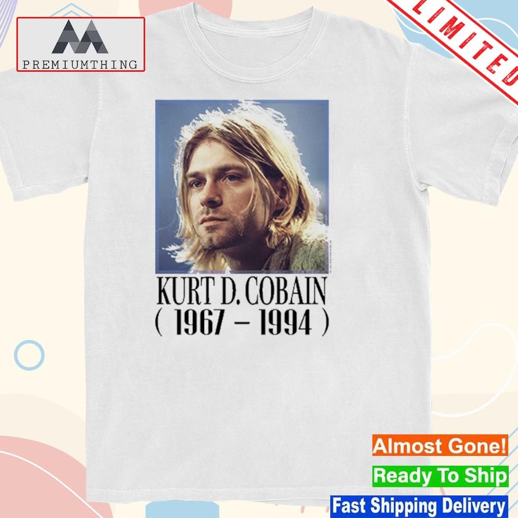 Official vintage Kurt Donald Cobain Memorial Painting T-Shirt