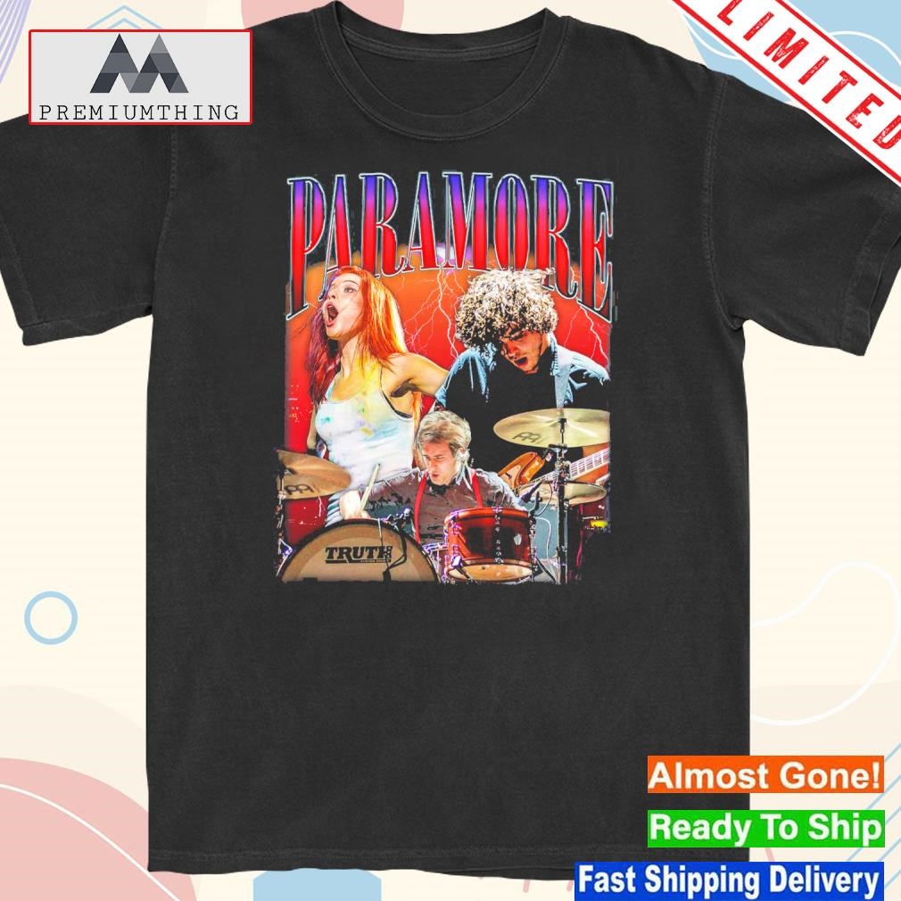 Official vintage paramore paramore tour 2023 shirt