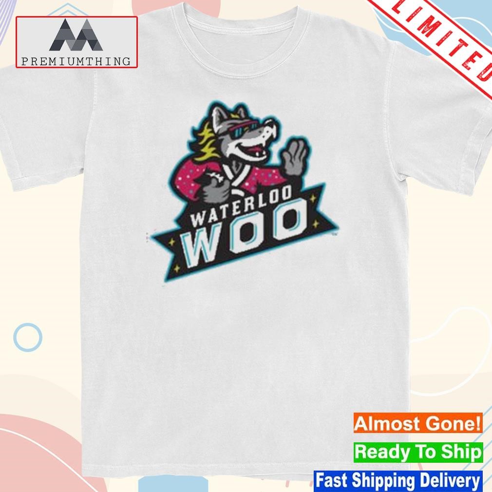 Official waterloo woo team name and logo unveiling shirt