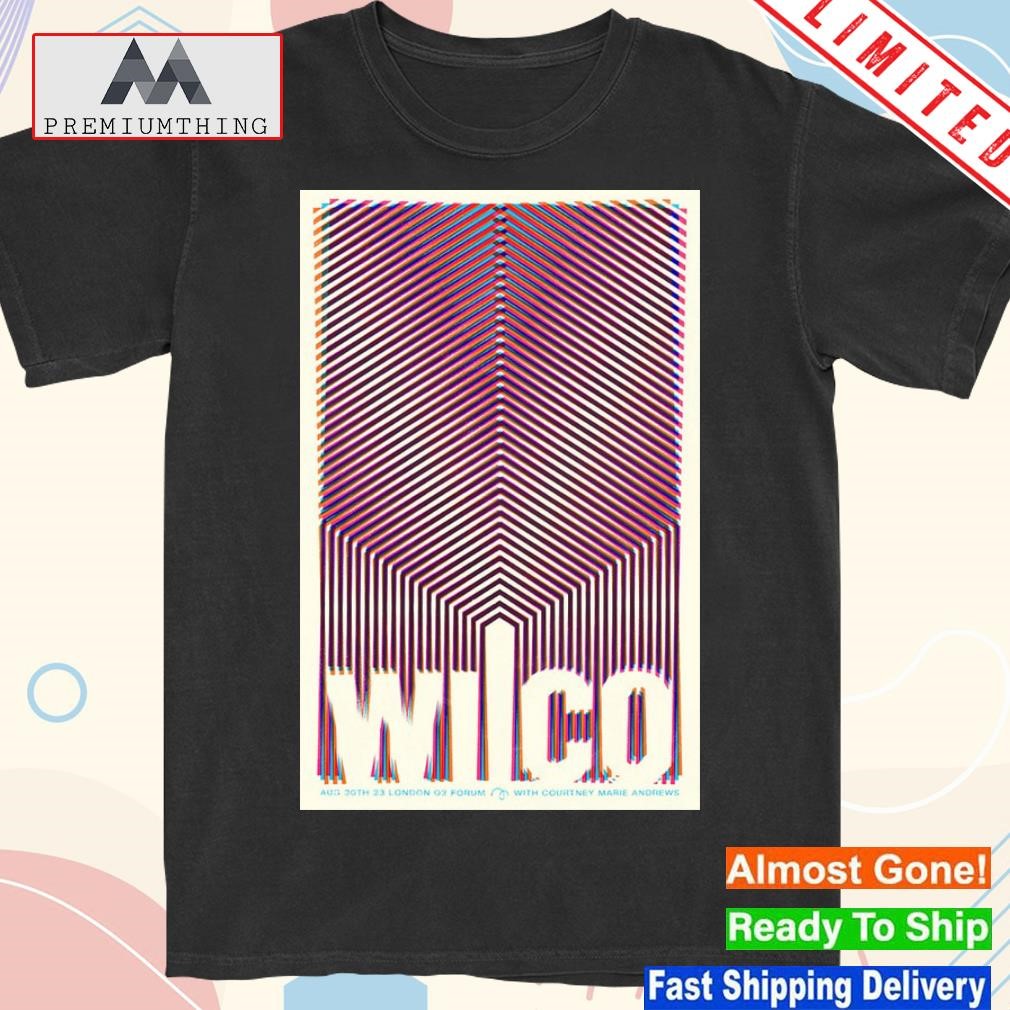 Official wilco london england o2 30 aug 2023 forum kentish town poster shirt