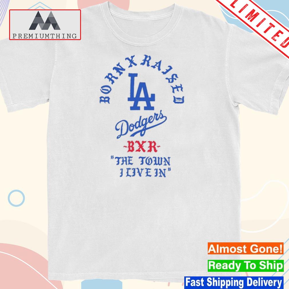 Design born X Raised x Dodgers The Town Shirt