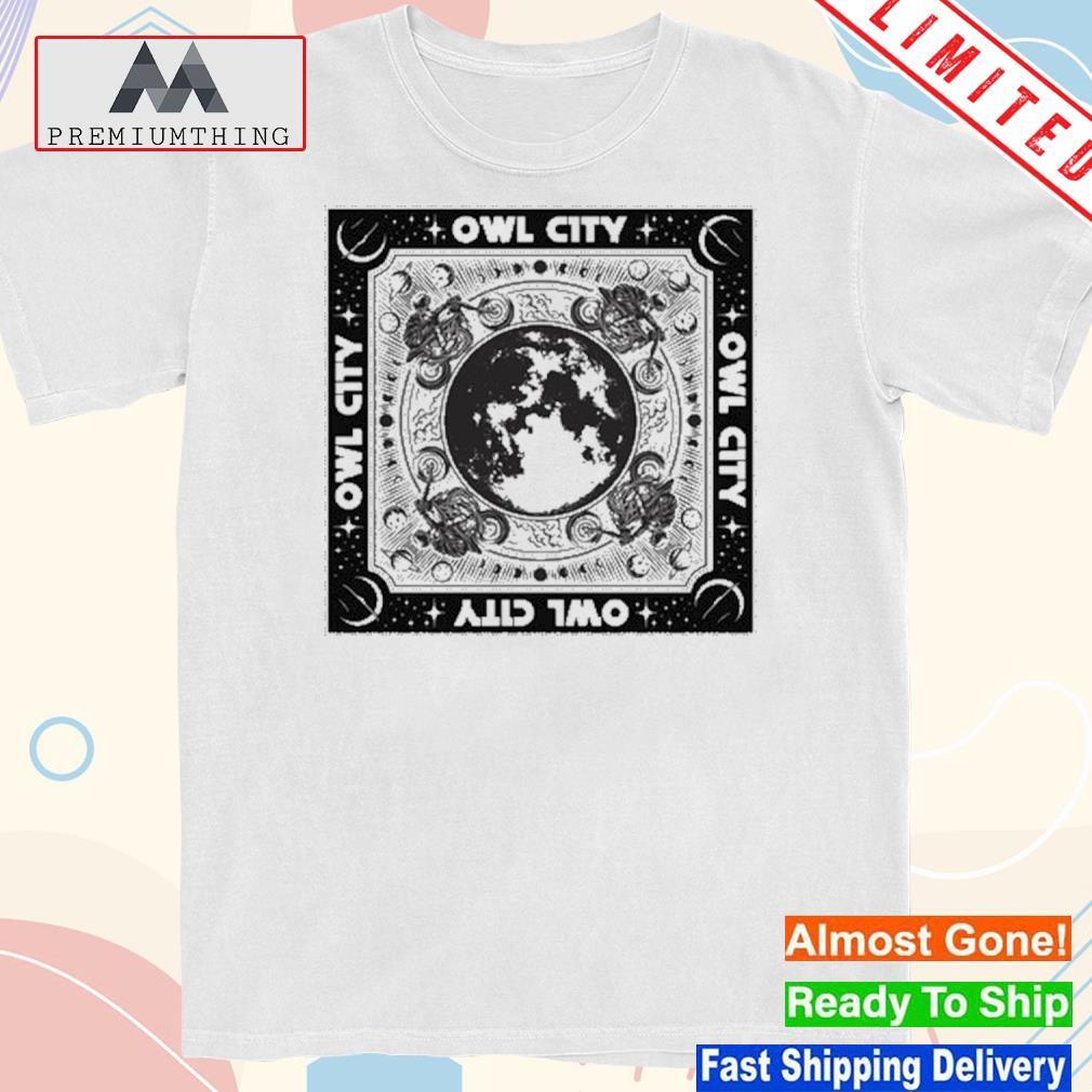 Design owl city moon cycle bandana shirt