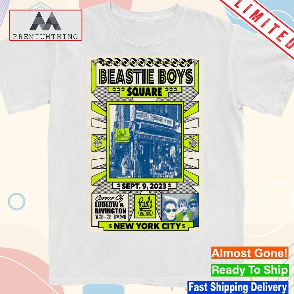 Beastie Boys Square September 9, 2023 New York City Poster shirt
