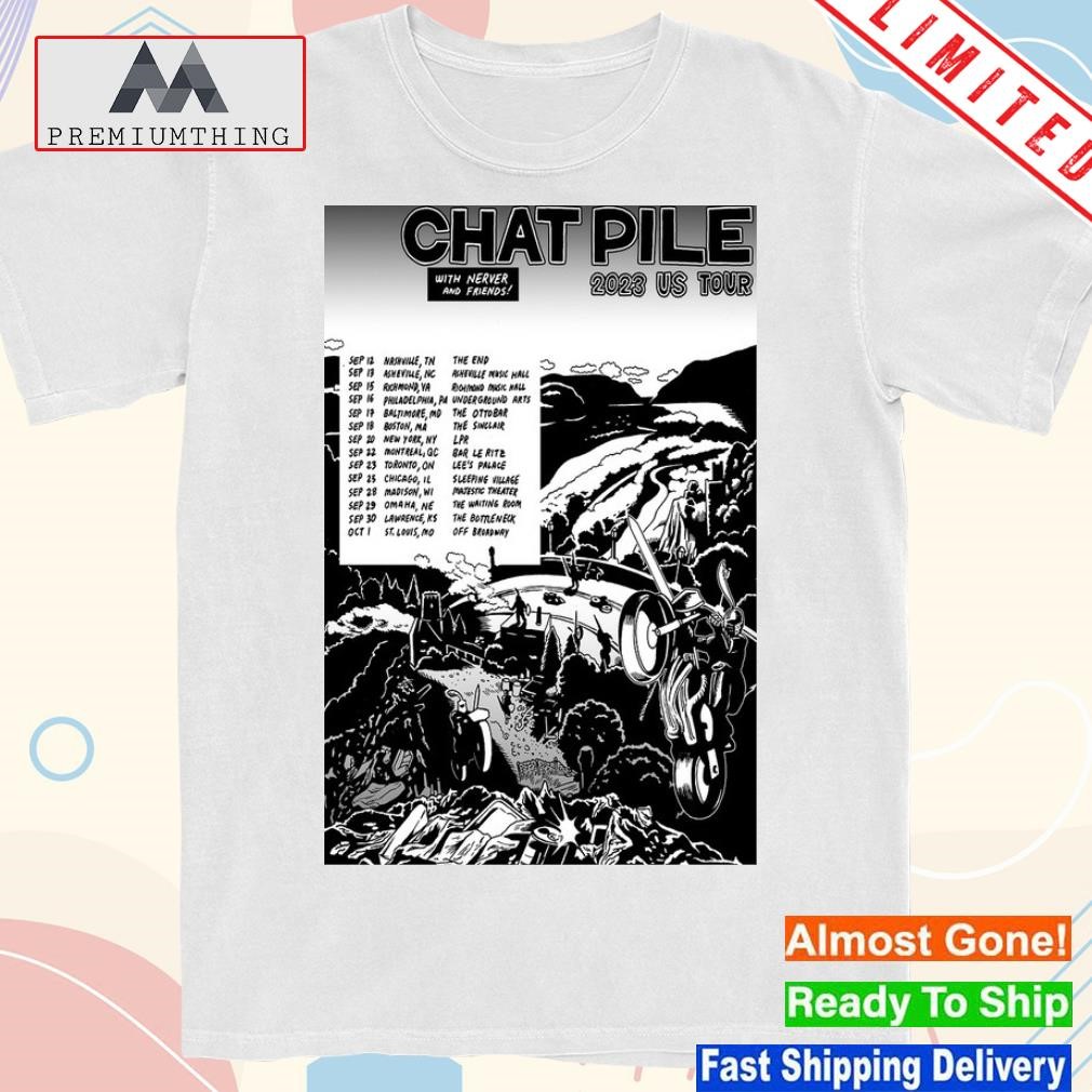 Chat Pile US Tour 2023 Limited Poster shirt