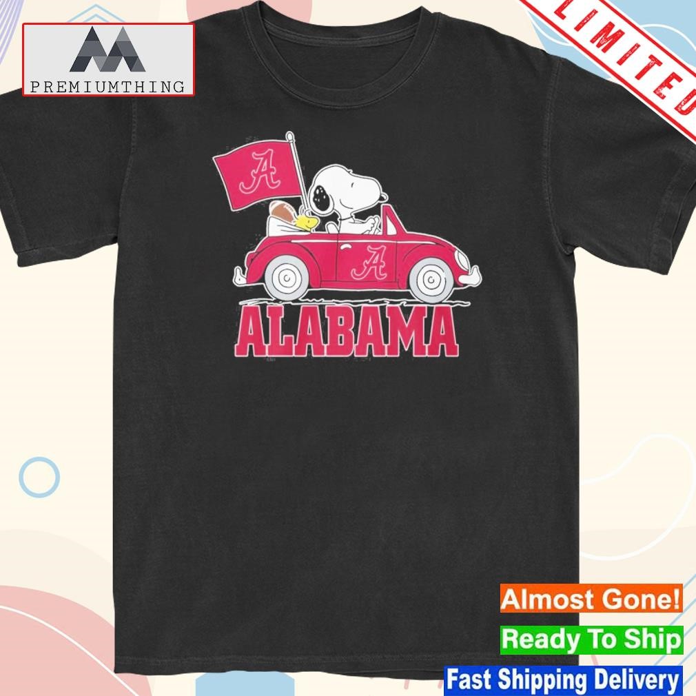 Official alabama Snoopy Cartoon Sports T-Shirt