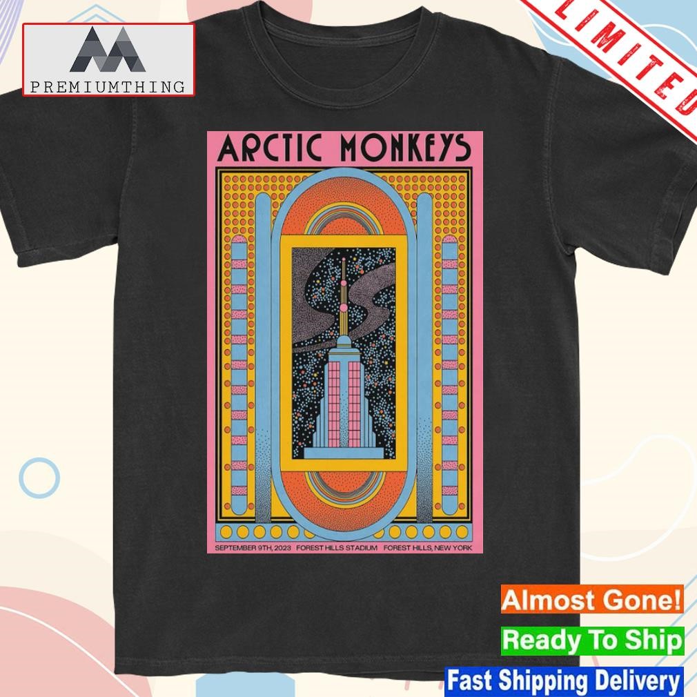Official arctic monkeys 9 september 2023 forest hills stadium forest hills poster shirt
