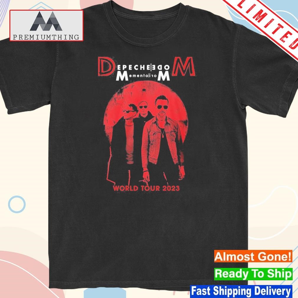 Official depeche mode memento morI world tour 2023 shirt