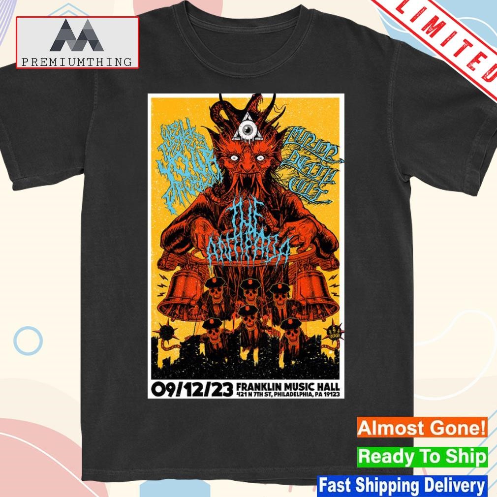 Official minion Death Cult Franklin Music Hall 09.12.23 Poster shirt