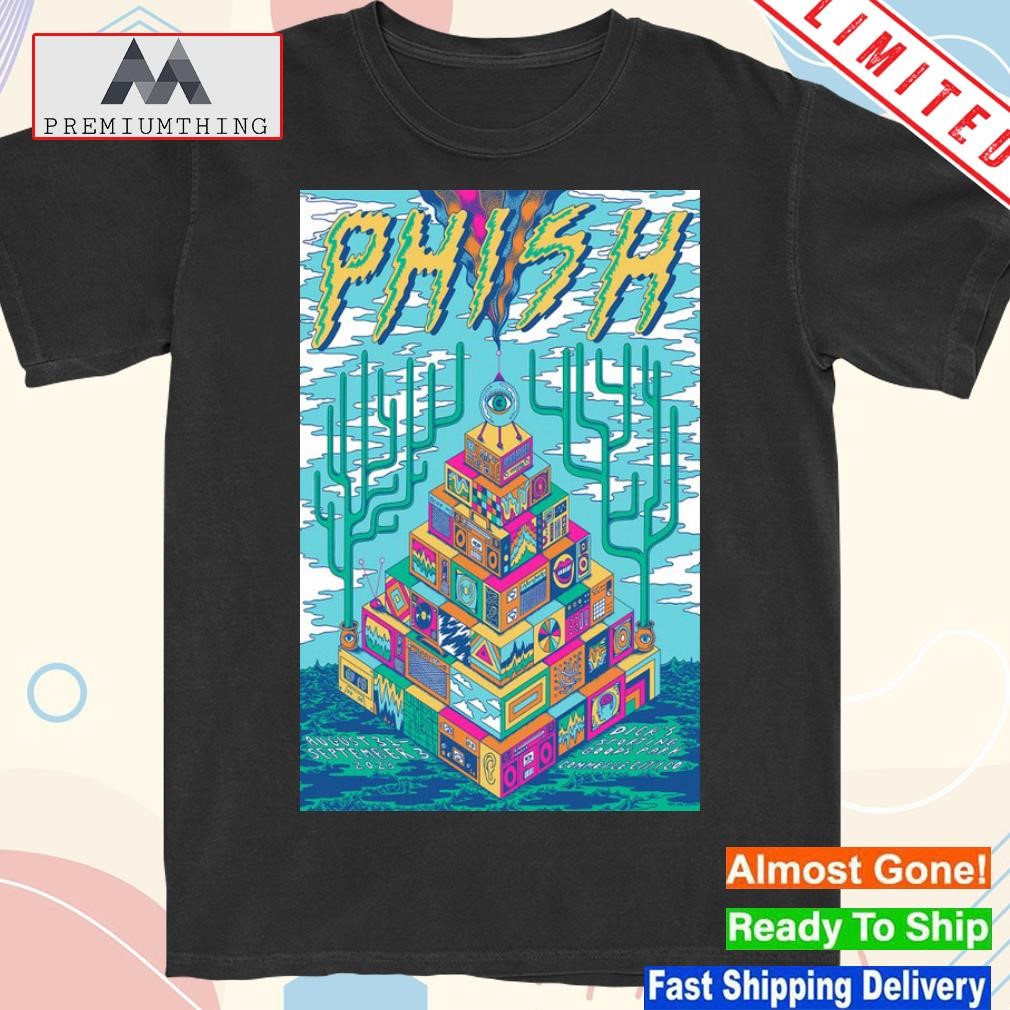 Official phish tour 2023 dick's sporting goods park commerce city co poster shirt