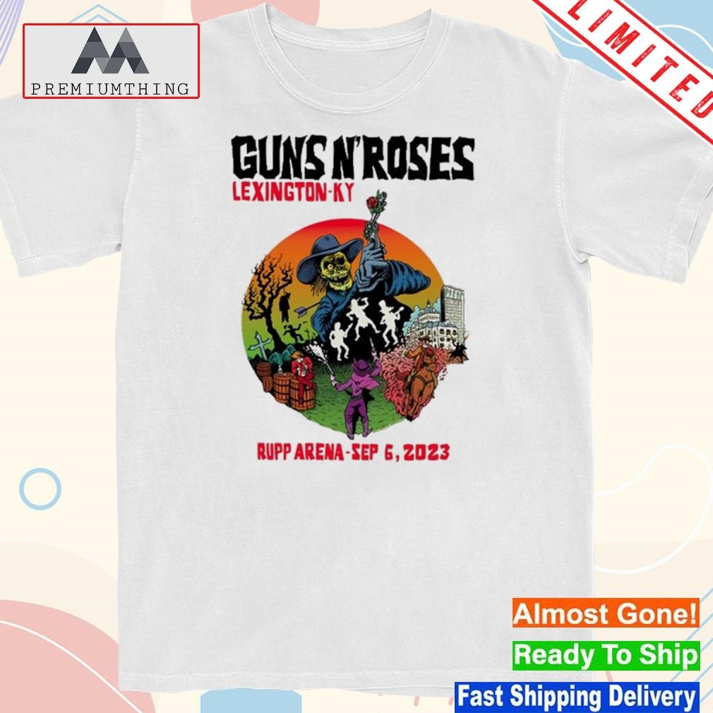 Shirts Guns N' Roses Lexington 6 September, 2023 Rupp Arena Show shirt