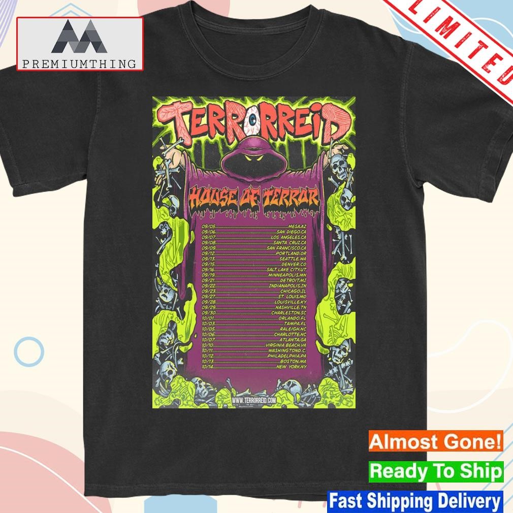 Terrorreid Fall Tour Sep & Oct 2023 Poster shirt