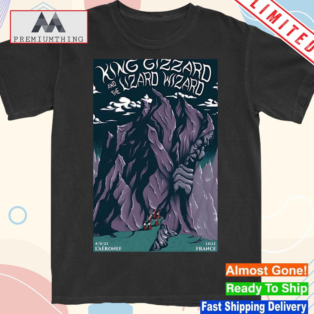 Lille France august 31 2023 king gizzard and the lizard wizard tour poster shirt