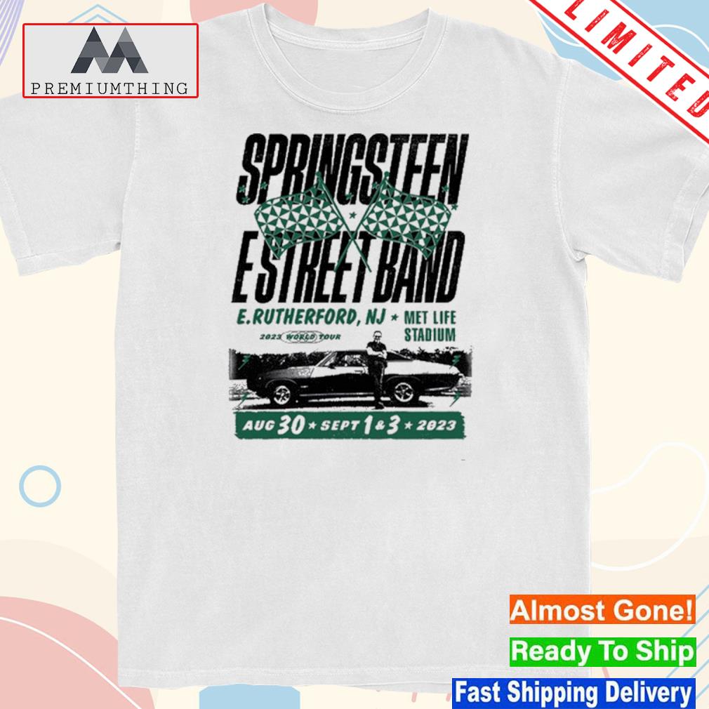 Official bruce Springsteen and E Street Band 2023 Tour MetLife Stadium East Rutherford, NJ Shirt