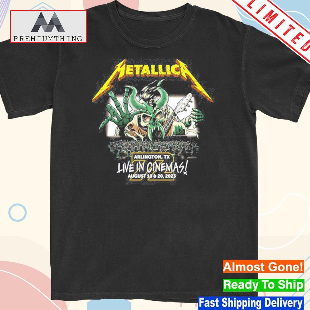 Official metallica Live From Arlington 2023 T-Shirt