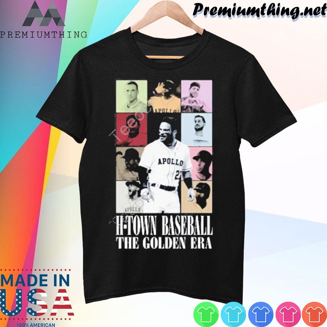 Design Apollohou Merch H-Town Baseball The Golden Era shirt