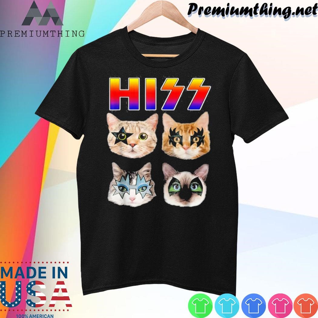 Design Cats Hiss rock shirt