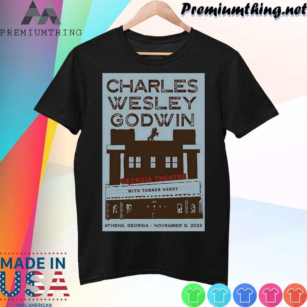 Design Charles Wesley Godwin Concert Athens Nov 9, 2023 Poster shirt