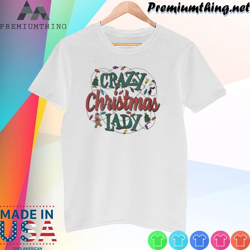 Design Hillbillies Apparel Crazy Christmas Lady shirt
