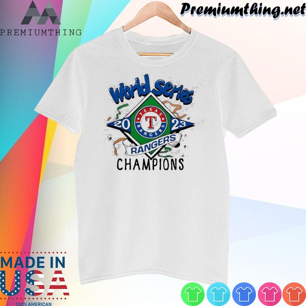 Design Homage 2023 World Series Champions Rangers shirt