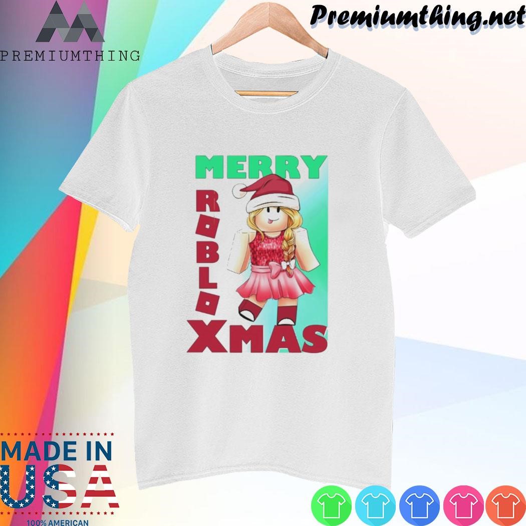 Design Merry Roblox Xmas Christmas Girl shirt