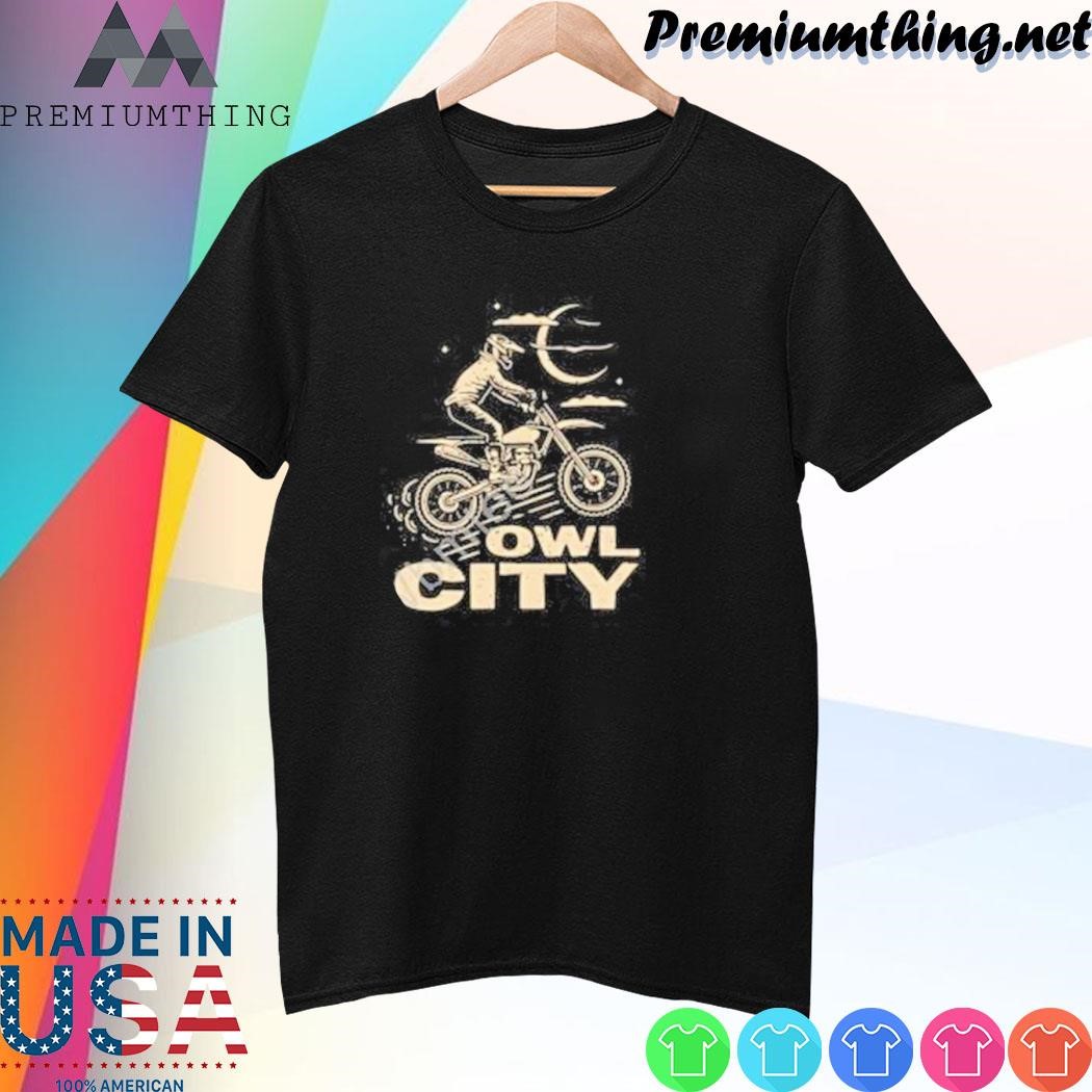 Design Owl City Motorcycle Puff shirt