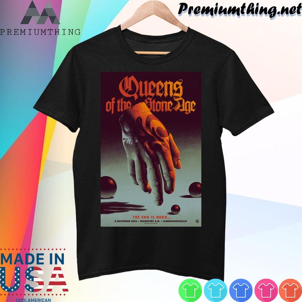 Design Queens Of The Stone Age 2023 Frankfurt, A.M Poster shirt