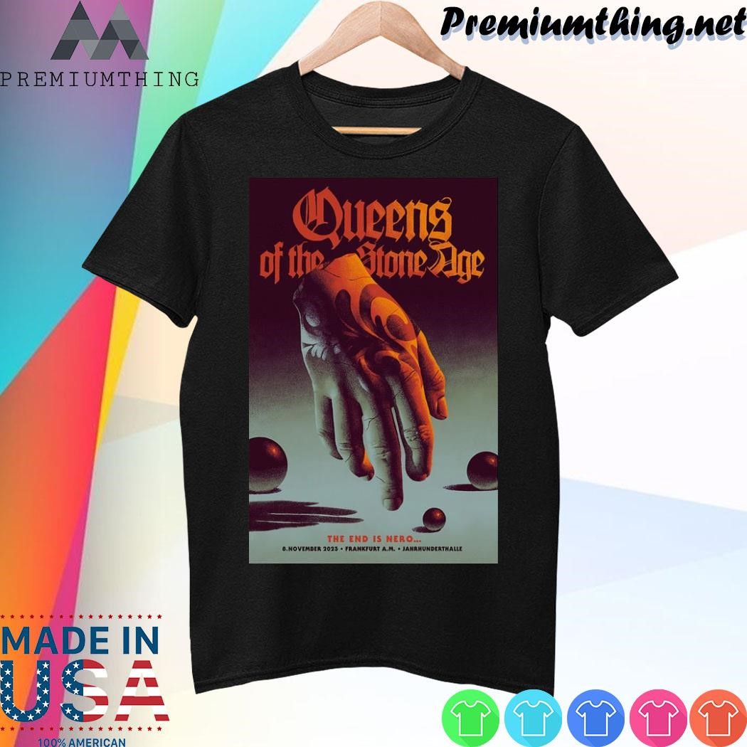 Design Queens of the Stone Age in Frankfurt November 8th, 2023 Poster shirt