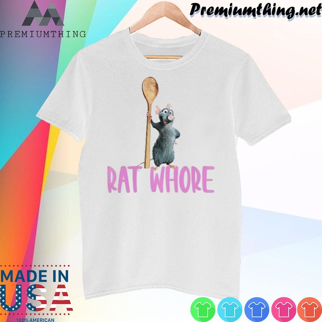Design Rat Whore with spoon shirt