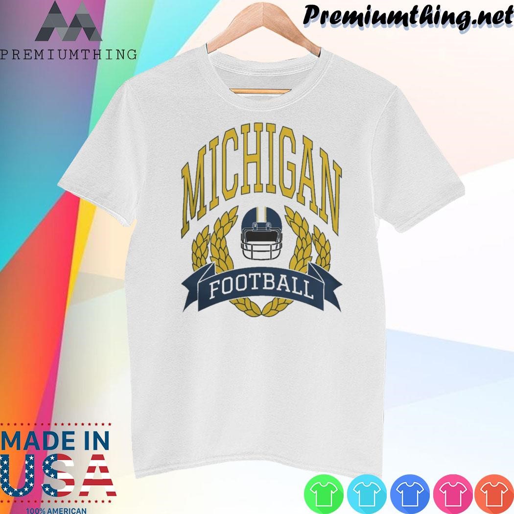Design Retro Michigan Football NCAA Shirt